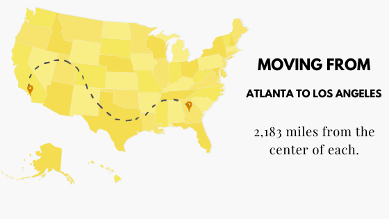 Moving from Atlanta to Los Angeles