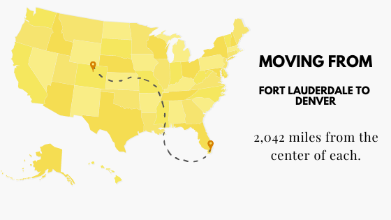 Moving from Fort Lauderdale to Denver