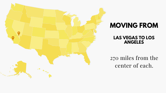 Moving from Las Vegas to Los Angeles