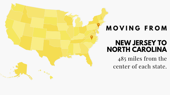 Moving from New Jersey to North Carolina Benefits Cost How To