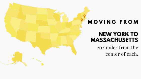 Moving from New York to Massachusetts