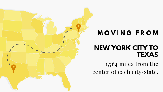 Moving From New York To Texas| Benefits, Cost & How To