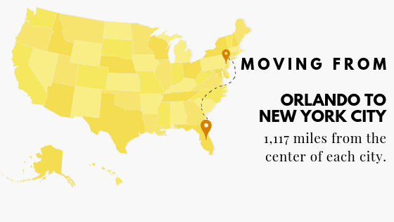 Moving From Orlando to NYC