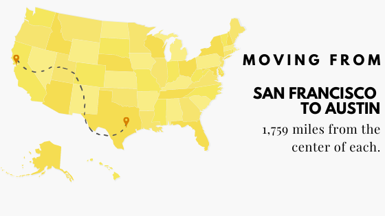 Moving from San Francisco to Austin