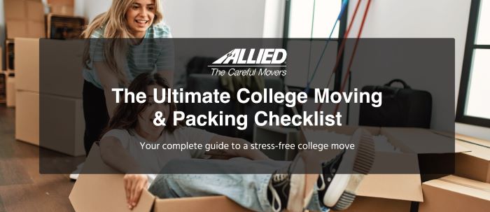 College moving packing checklist College moving packing checklist