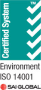 Certified Systems Environment ISO 14001