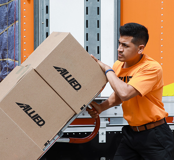 allied removalists loading truck