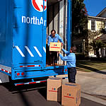 local-movers Unloading boxes from Truck