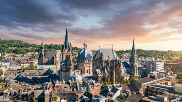 View of Aachen, Germany