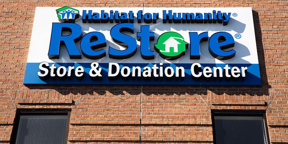 Habitat for Humanities Restore storefront