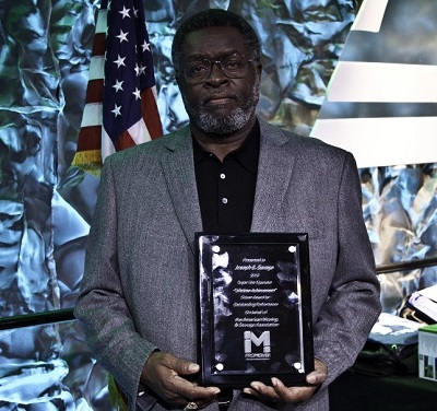 Joseph Savage 2012 driver Award