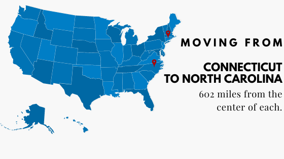 Moving from Connecticut to North Carolina