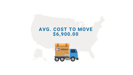 Average cost to move: $6,900 Average cost to move: $6,900