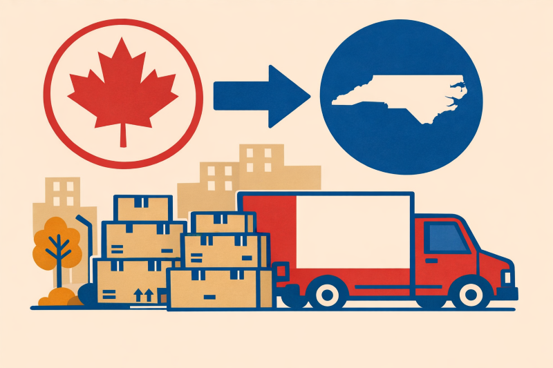 Moving from Canada to North Carolina