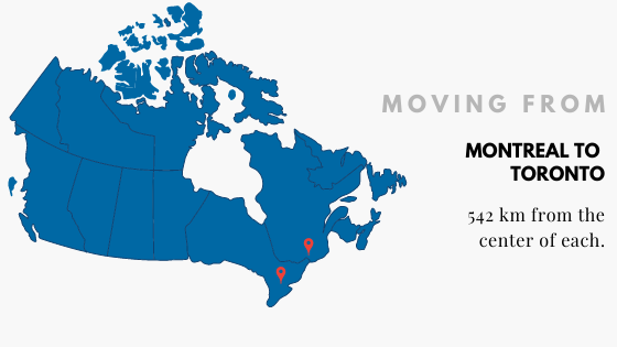Moving From Montreal to Toronto
